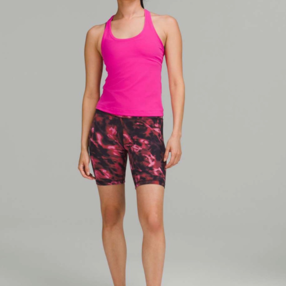 Lululemon Align High-Rise Short 8" Intensity Pink Blossom Multi Size 4
